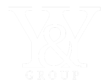 Y&Y Group Official White Logo UAE.